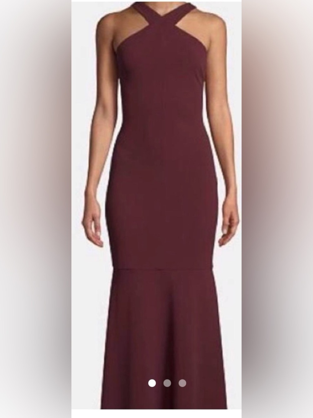 Betsy & Adam Women's Dress in Burgundy